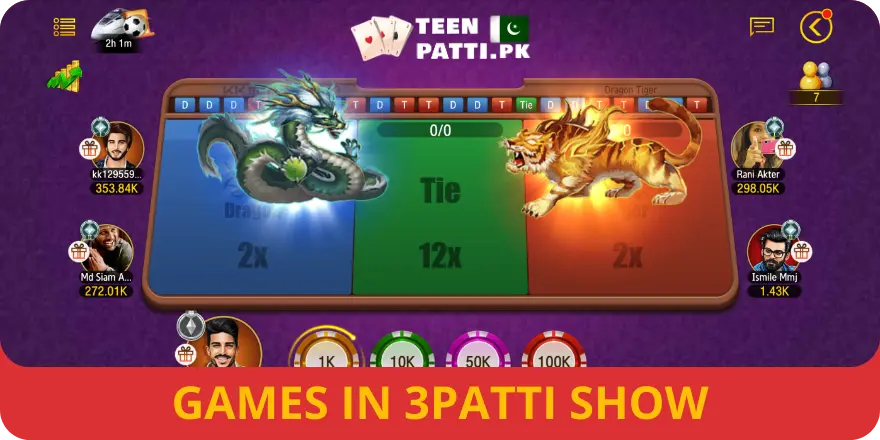 Teen Patti Show Games