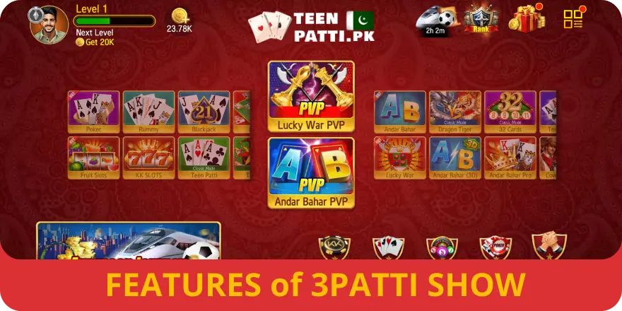 Teen Patti Show online