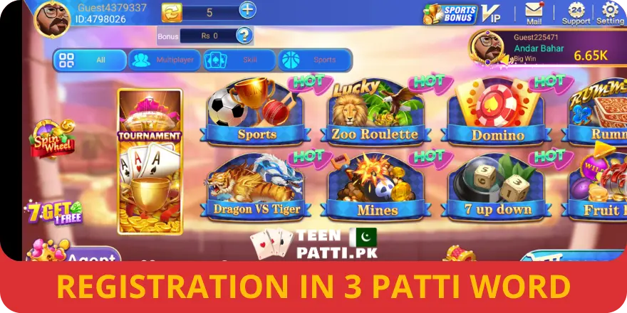 How to Create an Account on Teen Patti World