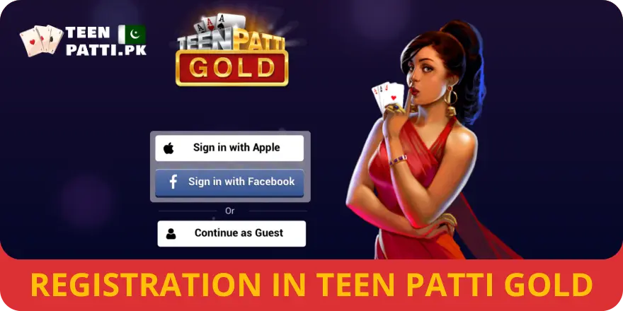 Teen Patti Gold Registratio and Login