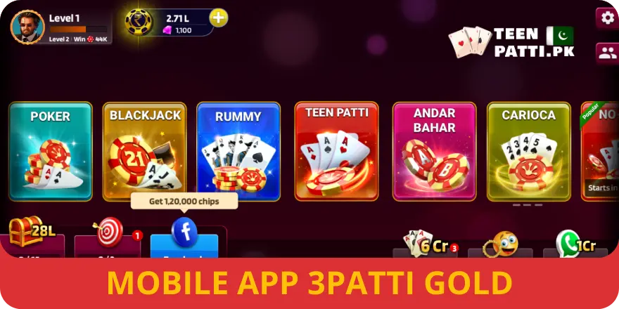 Download Teen Patti Gold